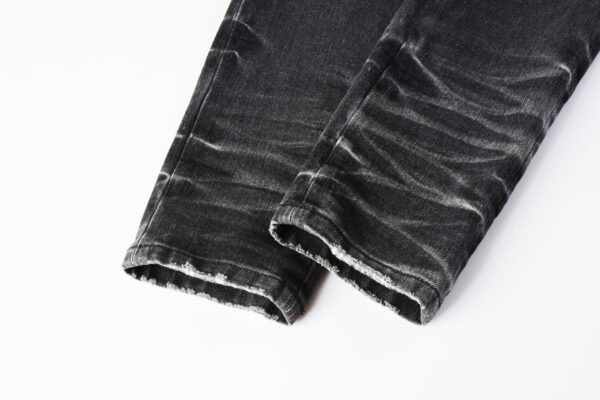Calça Amiri Jeans Skinny com Logo Preta "Preta" - Imagem 5
