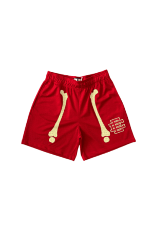 Short Eric Emanuel com Estampa de Ossos "Vemelho"