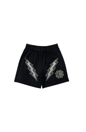 Short Eric Emanuel com Estampa de Raios Branco  "Preto"