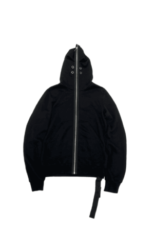 Jaqueta Rick Owens Gimp com zíper e capuz