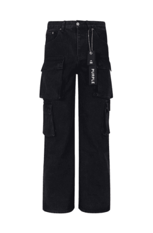 Calça Purple Brand Jeans Cargo "Preta"