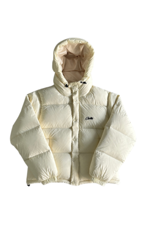 Jaqueta Puffer Corteiz Bolo V2"Branco"