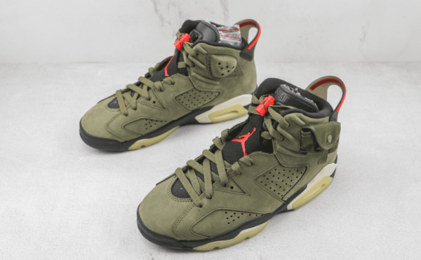 Tênis Nike Air Jordan 6 X Cactus Jack "Travis Scott" British Khaki