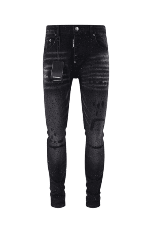 Calça Jeans Dsquared2 com Brilhos "Preta"
