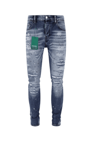 Calça Jeans Dsquared2 com Brilhos "Azul"