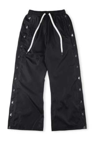Calça Nylon Hellstar Abotoada "Preta"