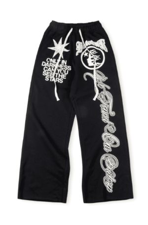 Calça Moletom Hellstar Path To Paradse "Preta" Flare