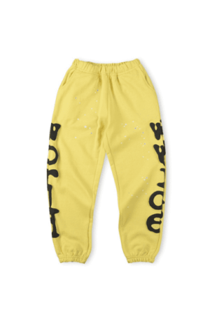 Calça Moletom Sp5der Beluga  "Amarela"
