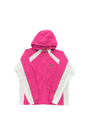 Jaqueta Corteiz Alcatraz Sun & Rain Windbreaker "Rosa"