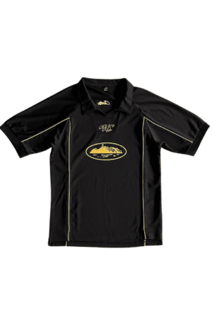 Camisa Corteiz Talismo Football com Logo Amarela "Preta"