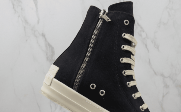 Tênis Rick Owens DRKSHDW Ramones Canvas High - Imagem 6