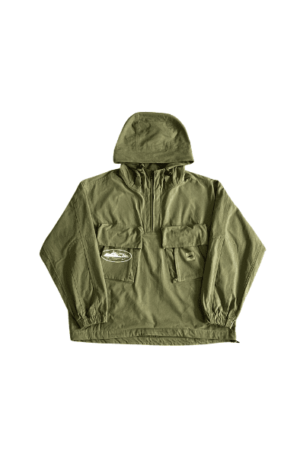 Jaqueta Corteiz Alcatraz Sun & Rain Windbreaker "Verde"