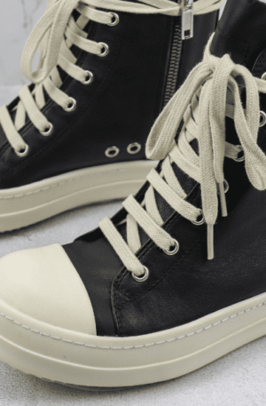 Tênis Rick Owens Phlegethon High 'Black Milk'