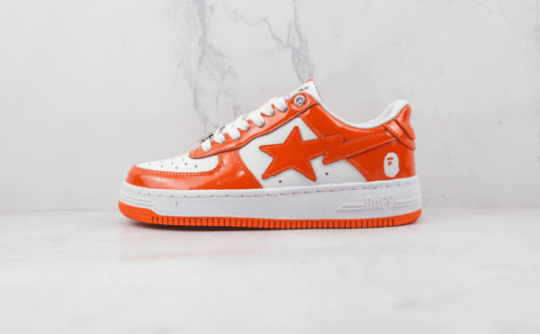 Tênis A Bathing Ape Bape Sta Low Laranja - Imagem 2