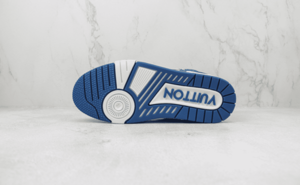 Tênis Louis Vuitton Trainer "Azul/Branco" - Imagem 3