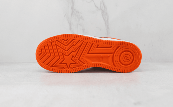 Tênis A Bathing Ape Bape Sta Low Laranja - Imagem 3