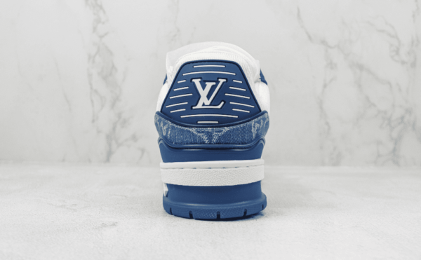 Tênis Louis Vuitton Trainer "Azul/Branco" - Imagem 4