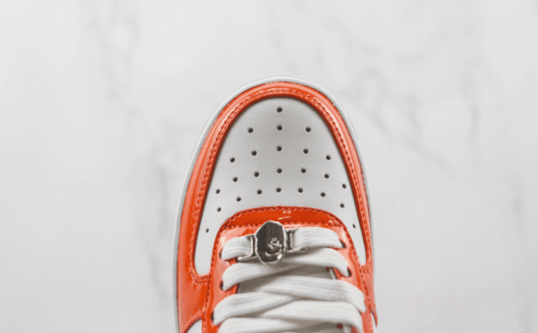 Tênis A Bathing Ape Bape Sta Low Laranja - Imagem 6