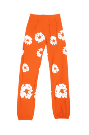 Calça Moletom Denim Tears The Cotton Wreath"Laranja"