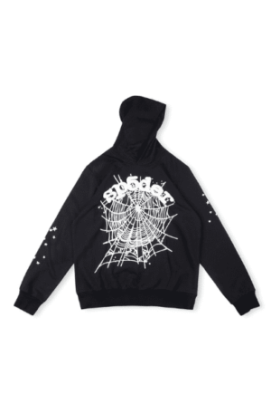 Moletom Sp5der com Logo Branca "Preto"