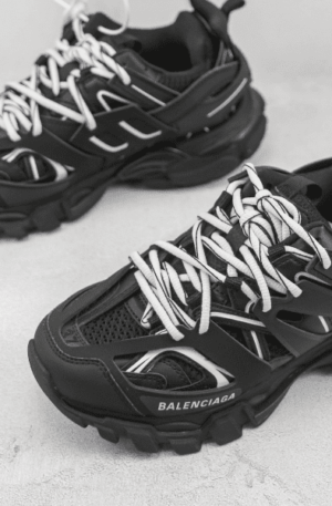 Tênis Balenciaga Track com Detalhes Branco"Preto"