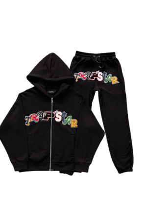 Conjunto Trapstar Widcard com Zipe "Preto"
