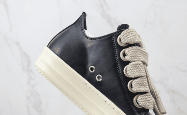 Tênis Rick Owens Luxor Jumbo Padded Low 'Black Milk' - Imagem 5