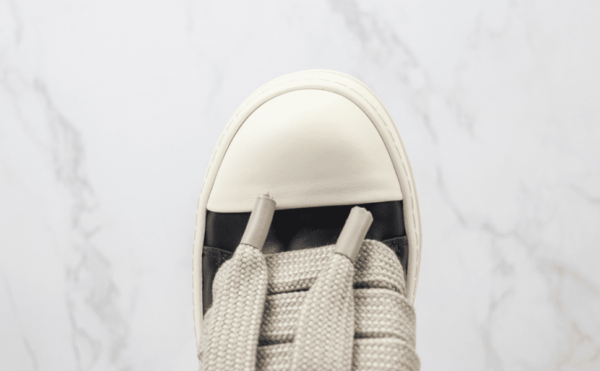 Tênis Rick Owens Luxor Jumbo Padded Low 'Black Milk' - Imagem 6