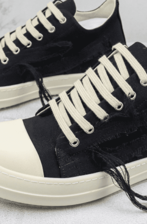 Tênis Rick Owens DRKSHDW Distressed-Effect Low-Top