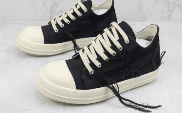 Tênis Rick Owens DRKSHDW Distressed-Effect Low-Top