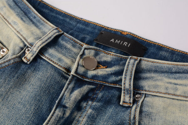 Calça Amiri Jeans Skinny com Estrelas "azul" - Imagem 5