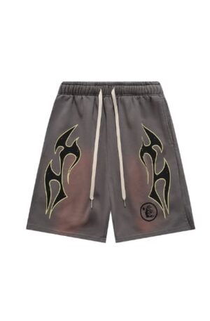 Short Hellstar Flame "Cinza Escuro"