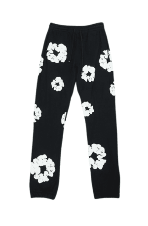 Calça Moletom Denim Tears The Cotton Wreath"Preto"