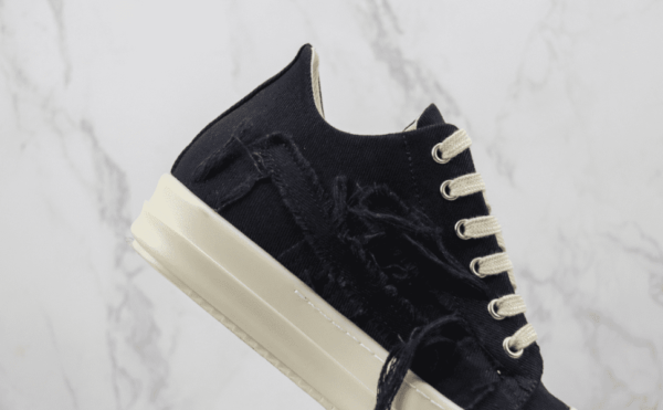 Tênis Rick Owens DRKSHDW Distressed-Effect Low-Top - Imagem 5