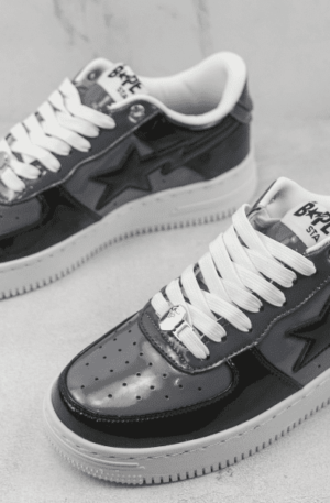 Tênis A Bathing Ape Bape Sta Low Color Camo Combo Black