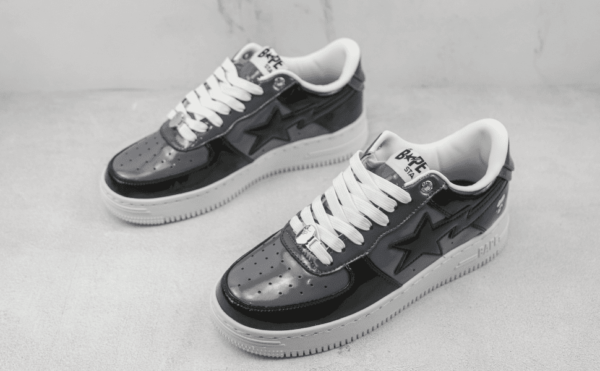Tênis A Bathing Ape Bape Sta Low Color Camo Combo Black