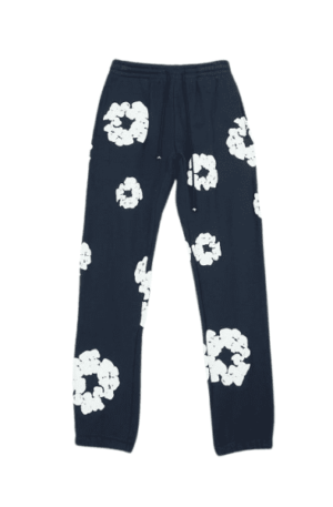 Calça Moletom Denim Tears The Cotton Wreath"Azul Escuro"