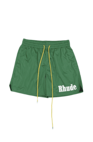 Short Rhude com Logo Bordado"Verde"