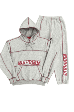 Conjunto Supreme Coverstitch"Cinza"