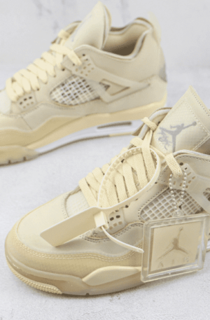 Tênis Nike Air Jordan 4 Retro SP x Off-White 'Sail'