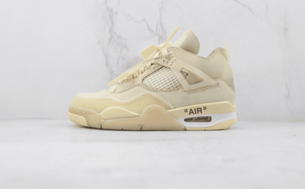 Tênis Nike Air Jordan 4 Retro SP x Off-White 'Sail' - Imagem 2