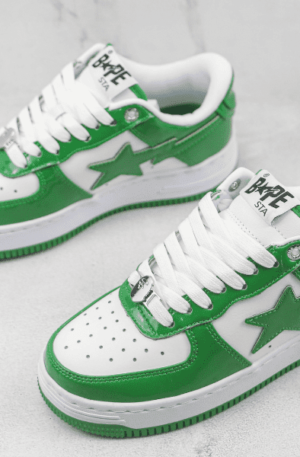 Tênis A Bathing Ape Bape Sta Low "Verde"
