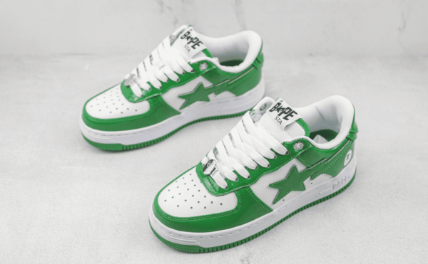 Tênis A Bathing Ape Bape Sta Low "Verde"