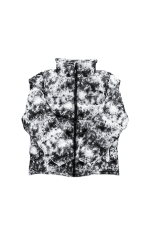 Jaqueta Puffer Trapstar Hyperdrive Hooded"Preto/Tie Dye"
