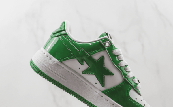 Tênis A Bathing Ape Bape Sta Low "Verde" - Imagem 4