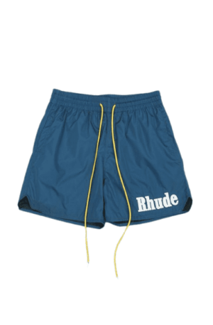 Short Rhude com Logo Bordado"Azul Escuro"