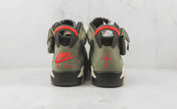 Tênis Nike Air Jordan 6 X Cactus Jack "Travis Scott" British Khaki - Imagem 6