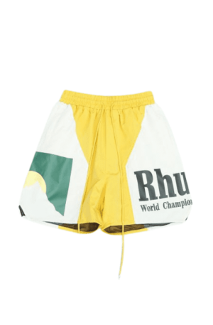 Short Rhude Moonlight"Amarelo/Branco"