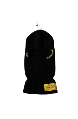 Balaclava Corteiz 5th Anniversary com Detalhes Amarelo"Preto"