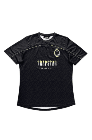 Camisa Trapstar Irongate Football com Detalhes Amarelo "Preta"